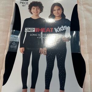 32 Degrees Kids Black Star Leggings Set
